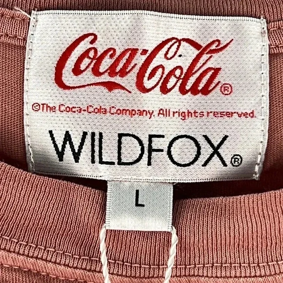 Wildfox | Coca-Cola Fanta Grape Alhambra Cropped Tee Graphic Size Large NWT - Picture 9 of 12
